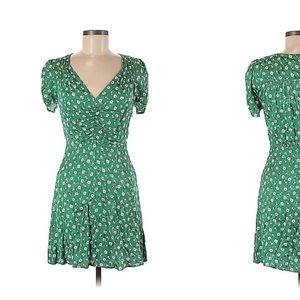 Green Floral Free People Dress - Size 2